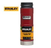 Stanley经典系列一键式不锈钢真空保温杯473毫升红色10-01394-111