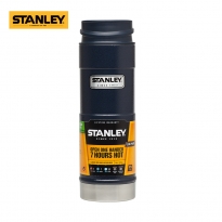 Stanley经典系列一键式不锈钢真空保温杯473毫升蓝色10-01394-023