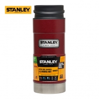 Stanley经典系列一键式不锈钢真空保温杯354毫升红色10-01569-047