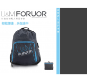 FU-FH067  U&M travel bag 可折叠运动双肩包