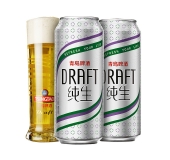 青岛啤酒纯生8度500*18罐啤