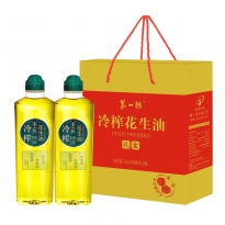 第一坊冷榨花生油500mL×2