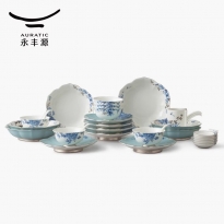 永丰源  铂金青花 31 头中餐具